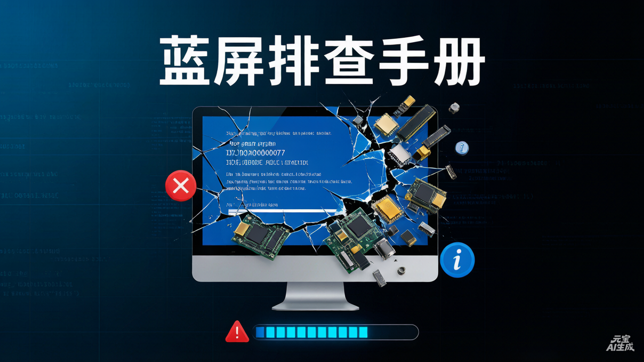 电脑频繁蓝屏？别急着重装系统，先按这个顺序排查