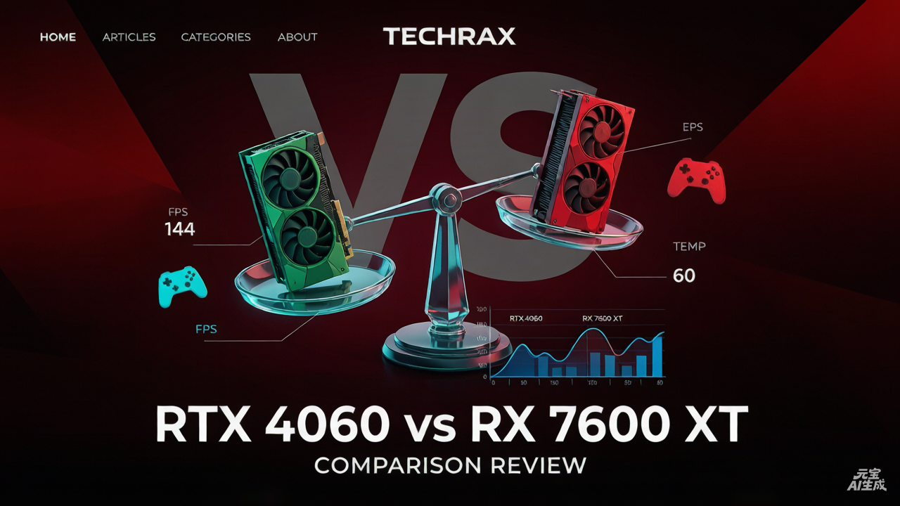 RTX 4060 还是 RX 7600 XT？2026 主流甜点卡真实对位?