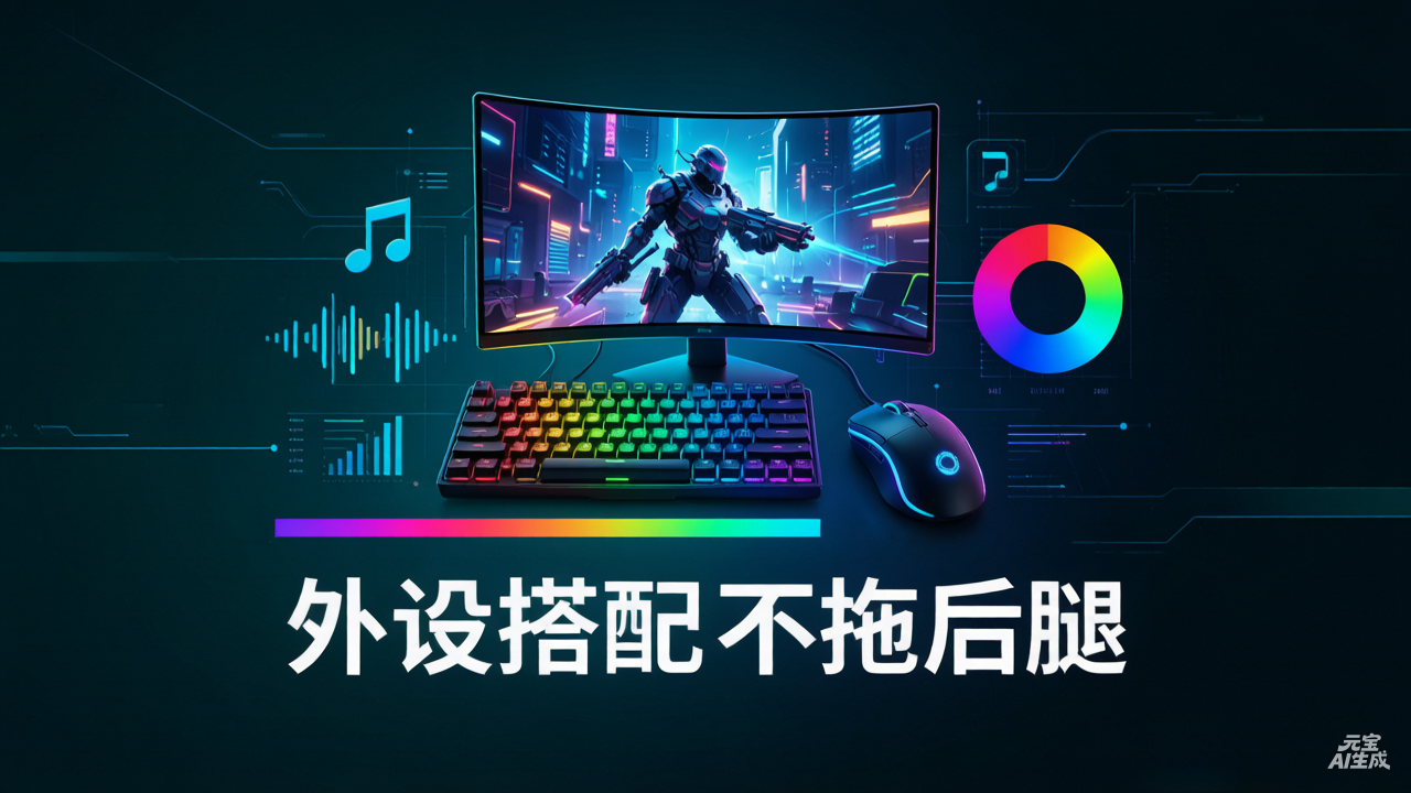 键盘鼠标显示器：别让外设拖了主机的后腿