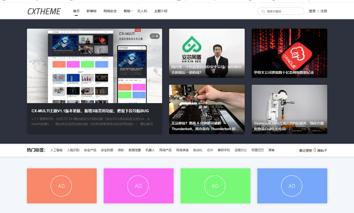CX-MULTI主题-wordpress